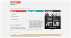 Desktop Screenshot of bangertercreative.com